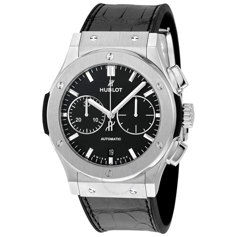 hublot ウブロ classic fusion automatic black dial titanium men's watch|Hublot Classic Fusion Automatic Black Dial Men's .